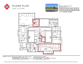 1260 N Dutton Ave, Santa Rosa, CA à louer Plan d’étage– Image 1 sur 1
