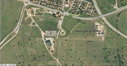 Carretera Ávila Escorial, Navalperal de Pinares, AVI - Vue aérienne vue de carte