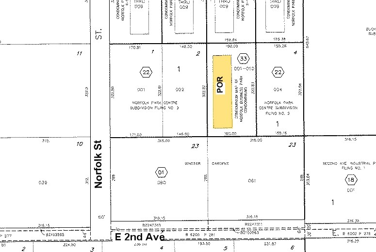 332 Norfolk St, Aurora, CO à vendre - Plan cadastral – Image 3 sur 6