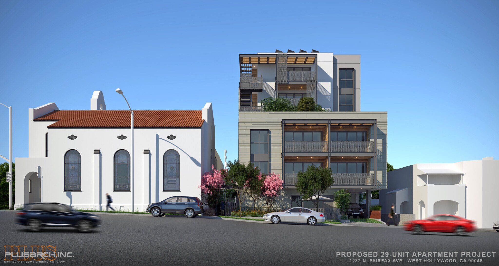 1282 N Fairfax Ave, West Hollywood, CA à vendre Photo de l’immeuble– Image 1 sur 3
