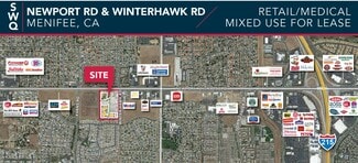 Plus de détails pour Newport Rd & Winter Hawk Rd, Menifee, CA - Terrain à louer