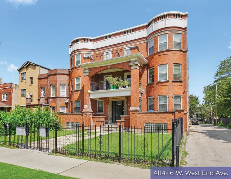 4116 W West End Ave, Chicago, IL à vendre - Photo principale – Image 1 sur 6