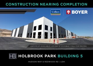 Plus de détails pour Hudson Way & Redwood Road, Lehi, UT - Industriel/Logistique à louer