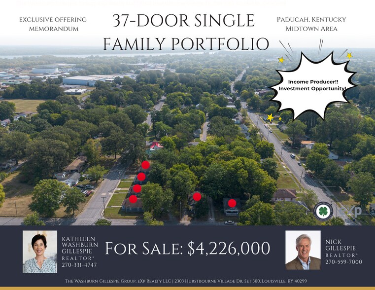 37-Door SF Portfolio, Paducah KY portefeuille de 1 biens à vendre sur LoopNet.fr - Photo de l’immeuble – Image 1 sur 14
