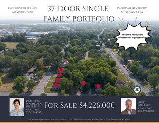 Plus de détails pour 37-Door SF Portfolio, Paducah KY – Spécialisé à vendre, Paducah, KY