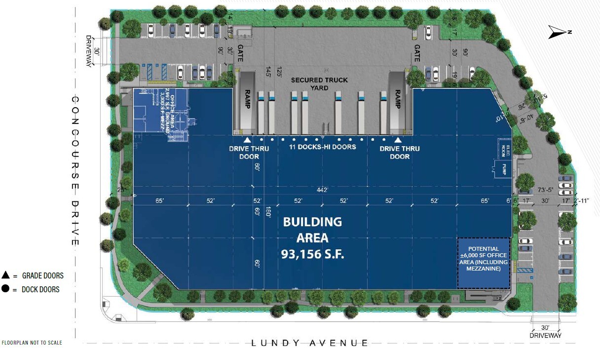 2033 Concourse Dr, San Jose, CA à louer Plan de site– Image 1 sur 1