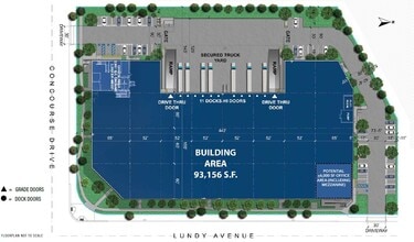 2033 Concourse Dr, San Jose, CA à louer Plan de site– Image 1 sur 1