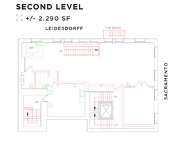 558 Sacramento St, San Francisco, CA à louer Plan d’étage– Image 2 sur 2