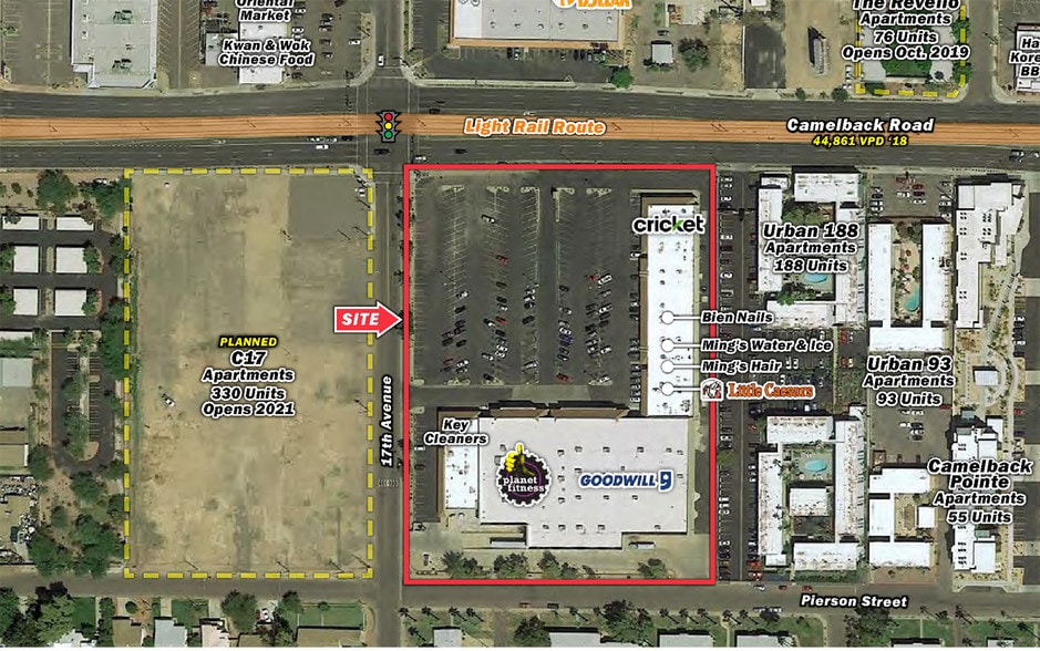 SEC Camelback Rd & 17th Ave, Phoenix, AZ à louer - Photo de l’immeuble – Image 1 sur 1