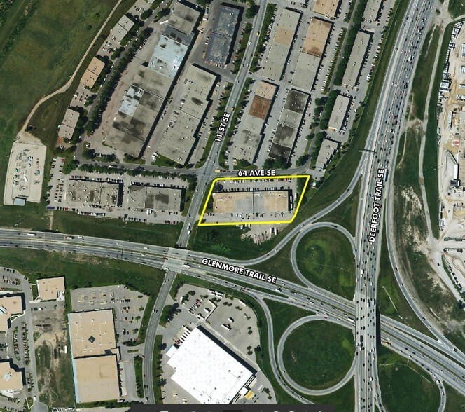 1235 64th Ave SE, Calgary, AB à louer - Aérien – Image 2 sur 7