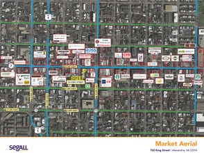 722 King St, Alexandria, VA - Vue aérienne  vue de carte