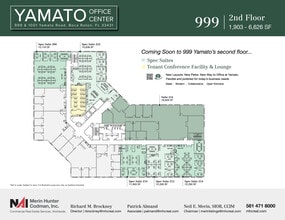 999-1001 W Yamato Rd, Boca Raton, FL à louer Plan d’étage– Image 2 sur 2