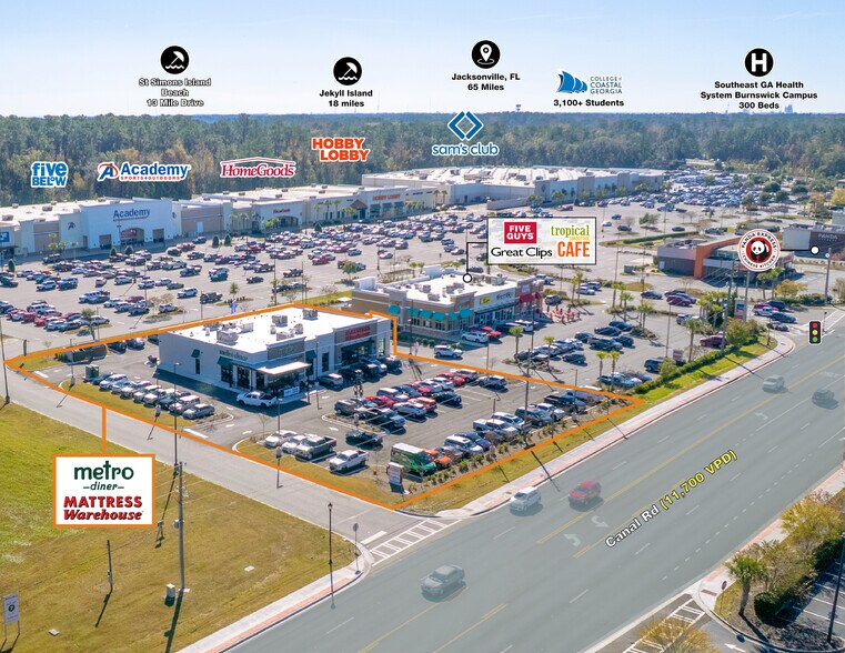 10505 Canal Crossing Rd, Brunswick, GA à vendre - Photo de l’immeuble – Image 2 sur 10