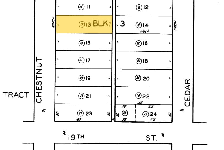 1940 Chestnut Ave, Long Beach, CA à vendre - Plan cadastral – Image 2 sur 10