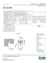 9665 Wilshire Blvd, Beverly Hills, CA à louer Plan d’étage– Image 1 sur 1