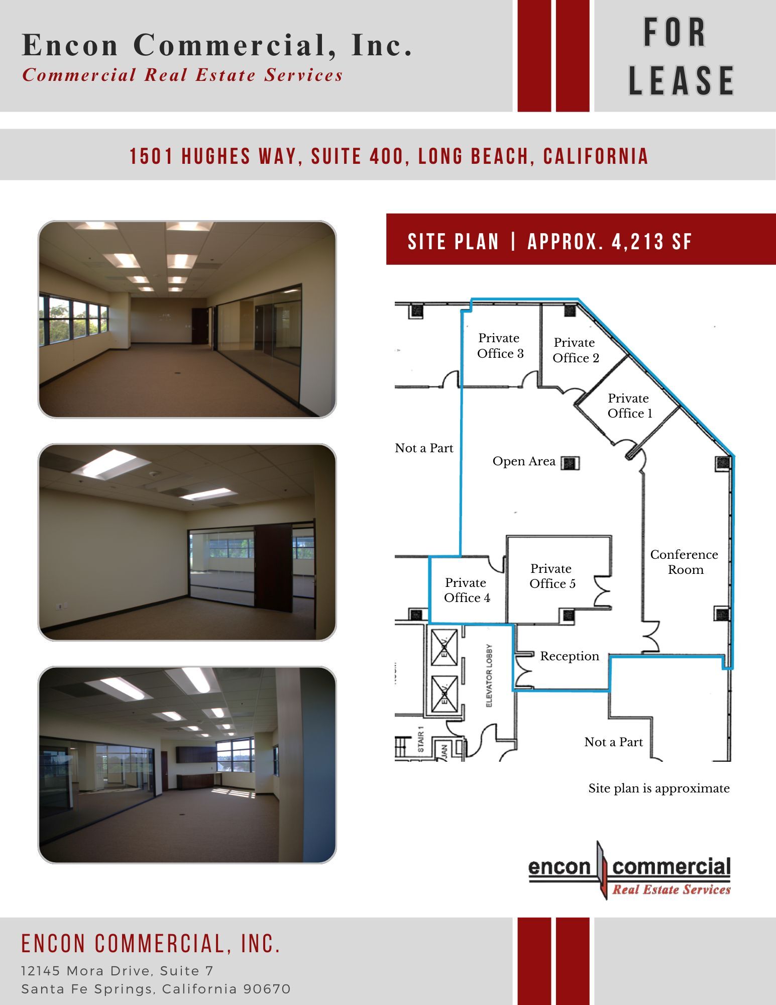 1501 Hughes Way, Long Beach, CA à louer Plan d’étage– Image 1 sur 12
