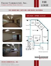 1501 Hughes Way, Long Beach, CA à louer Plan d’étage– Image 1 sur 12