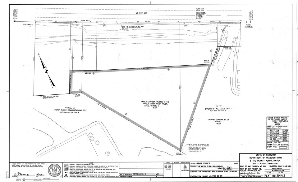 9601 Annapolis Rd, Lanham, MD à louer - Plan cadastral – Image 3 sur 3