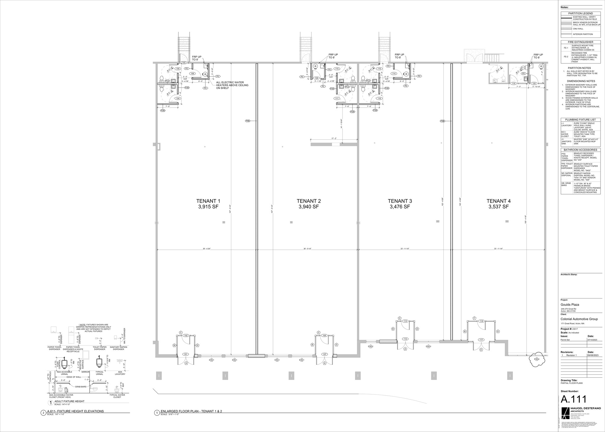 250-270 Great Rd, Acton, MA à louer Plan de site– Image 1 sur 1