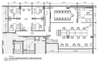 1055 Boul René-Lévesque E, Montréal, QC à louer Plan d’étage– Image 1 sur 1