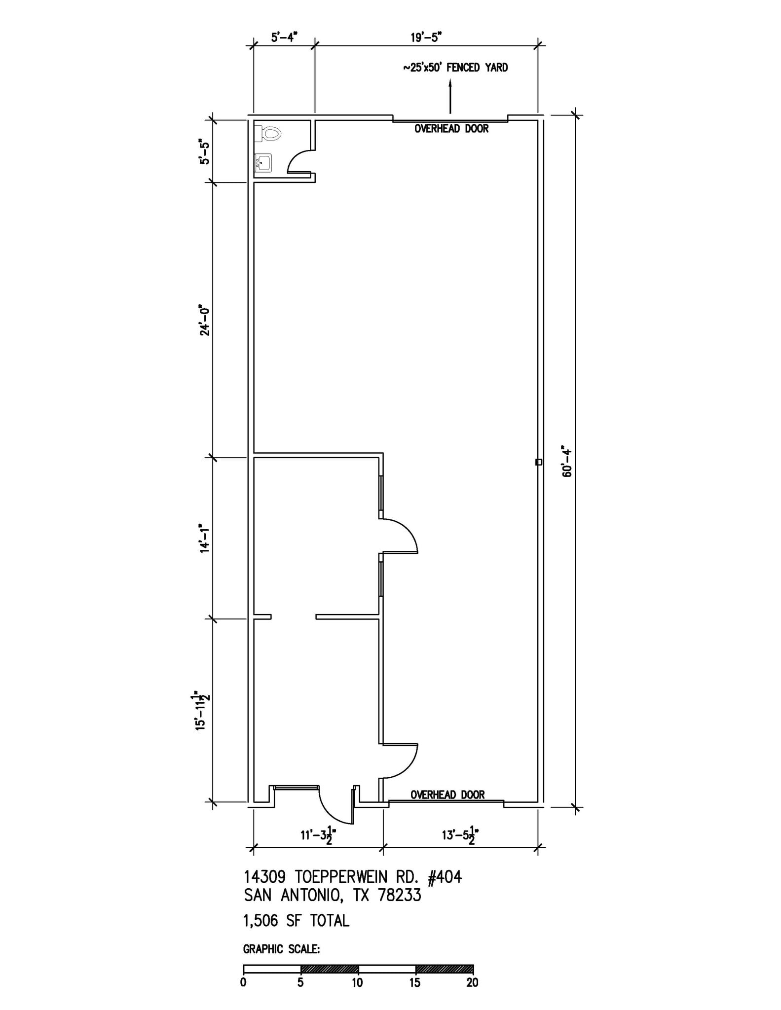 14309 Toepperwein Rd, San Antonio, TX à louer Plan d’étage– Image 1 sur 1