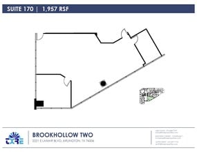 2301 E Lamar Blvd, Arlington, TX à louer Plan d’étage– Image 1 sur 2