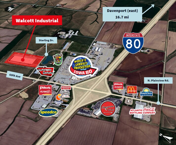 163 Iowa 80 Rd, Walcott, IA à louer - Photo de l’immeuble – Image 2 sur 4