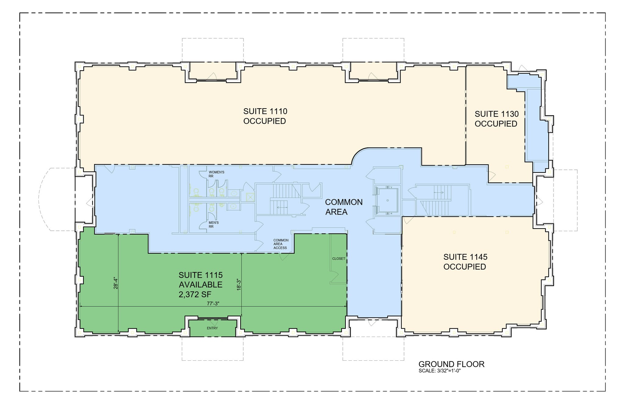 501 S Austin Ave, Georgetown, TX à louer Plan d’étage– Image 1 sur 3