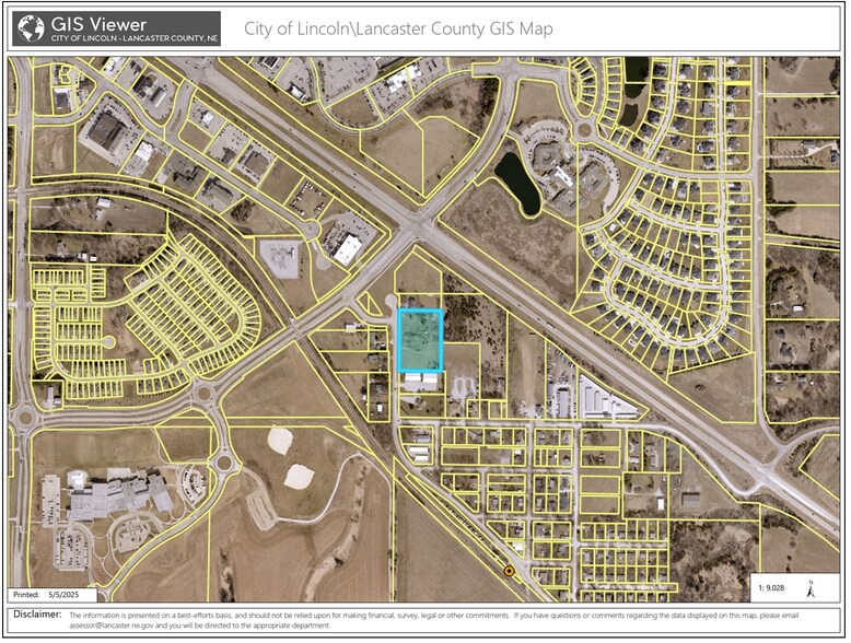 8230 91st St, Lincoln, NE à vendre - Plan cadastral – Image 2 sur 2