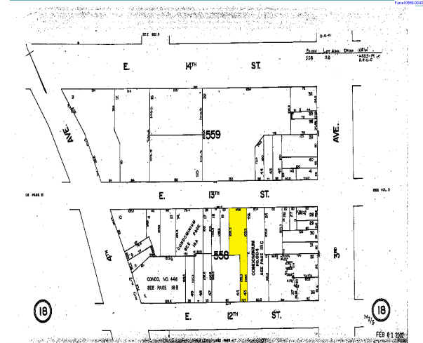 126-128 E 13th St, New York, NY à vendre - Plan cadastral – Image 2 sur 4
