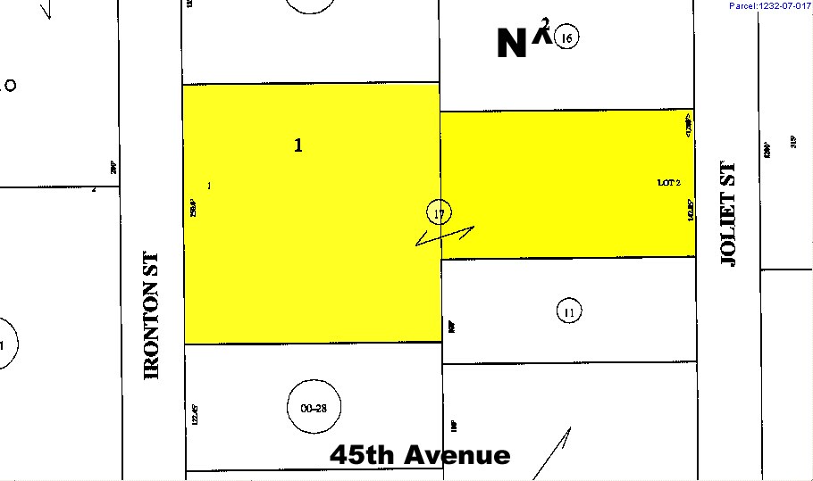 4600 Ironton St, Denver, CO à vendre - Plan cadastral – Image 3 sur 7