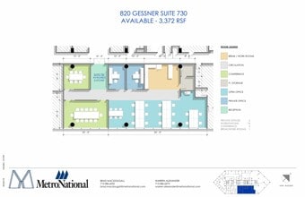 820 Gessner Rd, Houston, TX à louer Plan de site– Image 1 sur 1