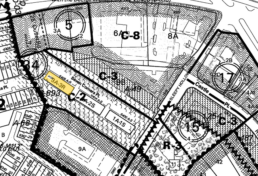 6408 Seven Corners Pl, Falls Church, VA à louer - Plan cadastral – Image 2 sur 13