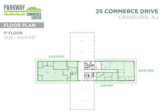 20 Commerce Dr, Cranford, NJ à louer Plan d’étage– Image 1 sur 1