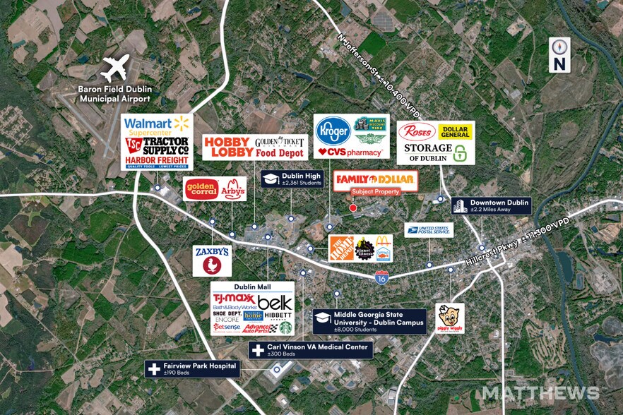 921 Hillcrest Pky, Dublin, GA à vendre - Photo de l’immeuble – Image 3 sur 4