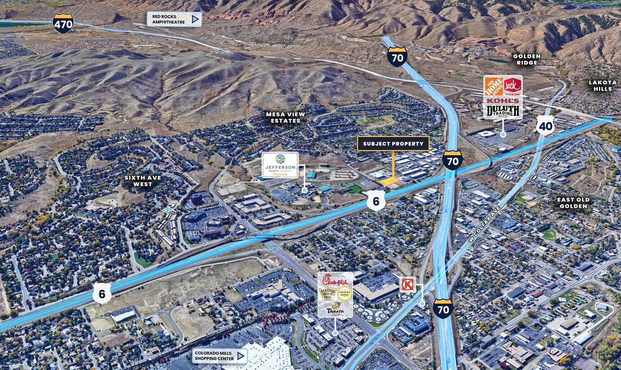 McIntyre St & W 3rd Place, Golden, CO à vendre Aérien– Image 1 sur 7