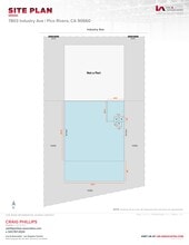 7803 Industry Ave, Pico Rivera, CA à louer Plan de site– Image 1 sur 2