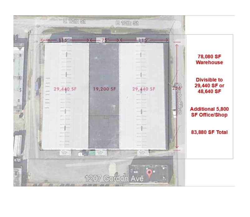 1207 Gordon Ave, Richmond, VA à louer Plan d’étage– Image 1 sur 1