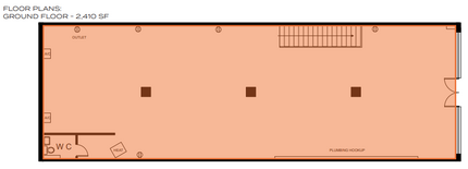 17-19 E 125th St, New York, NY à louer Plan d’étage– Image 2 sur 2