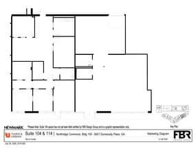 8601 Dunwoody Pl, Sandy Springs, GA à louer Plan d’étage– Image 2 sur 2