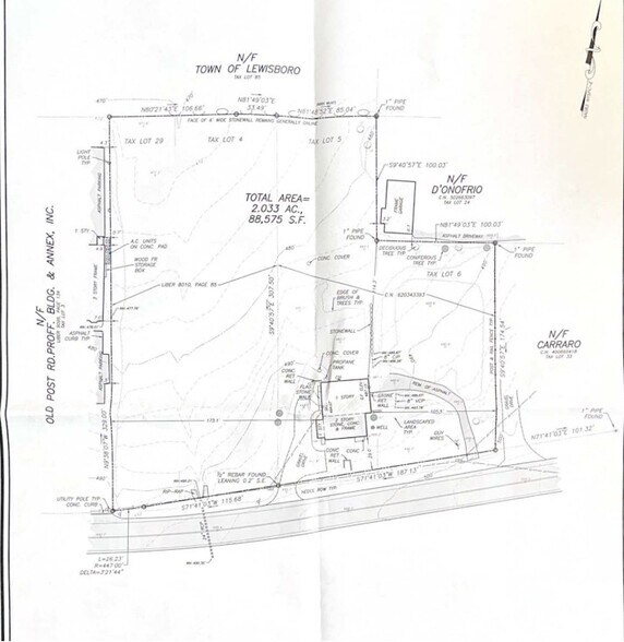 902 Old Post Rd, Cross River, NY à vendre - Plan de site – Image 2 sur 2