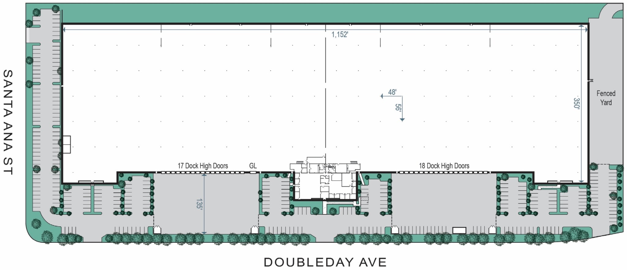 1001 Doubleday Ave, Ontario, CA à louer Plan de site– Image 1 sur 1