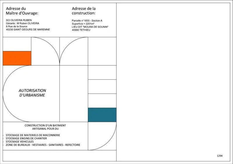 Industriel/Logistique dans Téthieu à louer - Plan d’étage – Image 3 sur 5