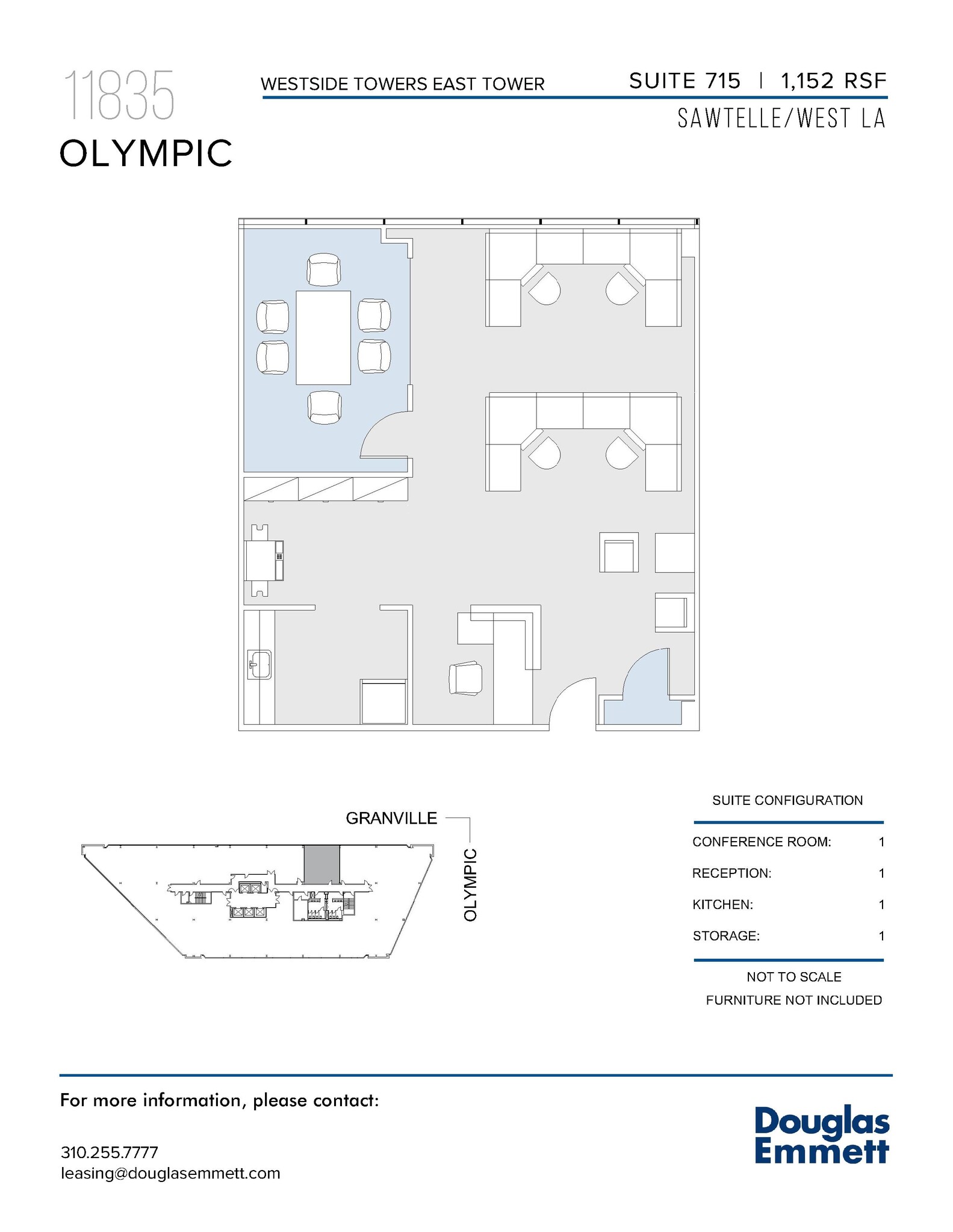 11845 W Olympic Blvd, Los Angeles, CA à louer Plan d’étage– Image 1 sur 1