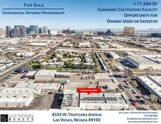 Plus de détails pour 4333 W Tropicana Ave, Las Vegas, NV - Industriel/Logistique à vendre