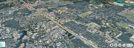 13075 Palace, Conroe, TX - Vue aérienne vue de carte - Image1
