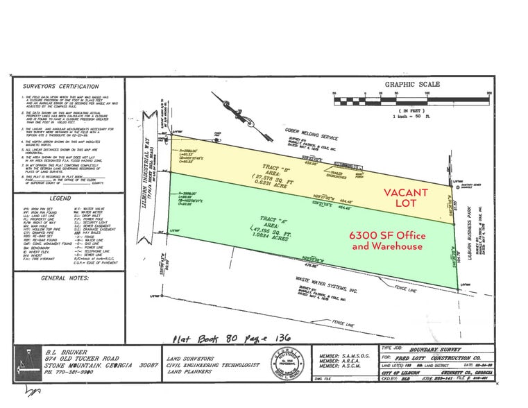 0 Lilburn Industrial Way SW, Lilburn, GA à vendre - Plan de site – Image 3 sur 20