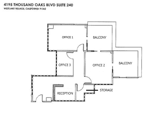 4165-4195 E Thousand Oaks Blvd, Westlake Village, CA à louer Plan d’étage– Image 1 sur 1