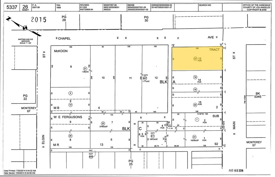 247 E Main St, Alhambra, CA à louer - Plan cadastral – Image 3 sur 7
