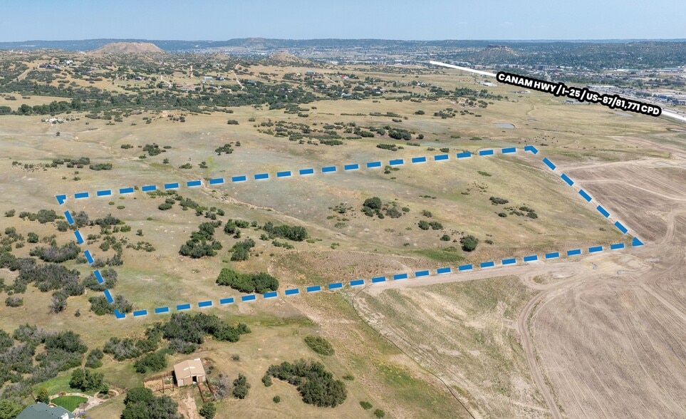 I-25 /Crystal Valley Parkway, Castle Rock, CO à vendre - Aérien – Image 3 sur 5